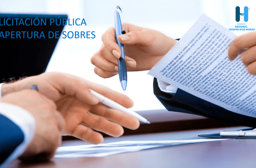 Apertura Sobre A del Proceso de Licitaci&oacute;n P&uacute;blica Nacional, Readecuaci&oacute;n de Laboratorio &ndash;HRT-CCC-LPN- 2022-0001