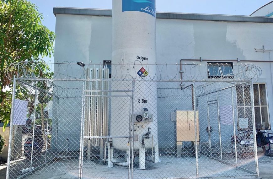 Hospital Regional Taiw&aacute;n instala moderno tanque de ox&iacute;geno l&iacute;quido