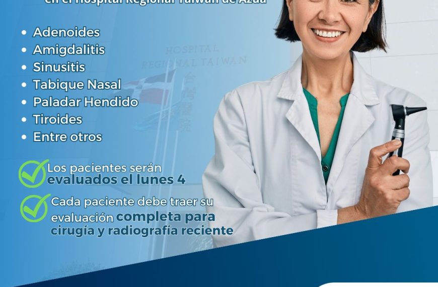 Hospital Regional Taiw&aacute;n y Fundaci&oacute;n Community Empowerment se unen para operativo de Otorrinolaringolog&iacute;a y Estudios de Audiolog&iacute;a