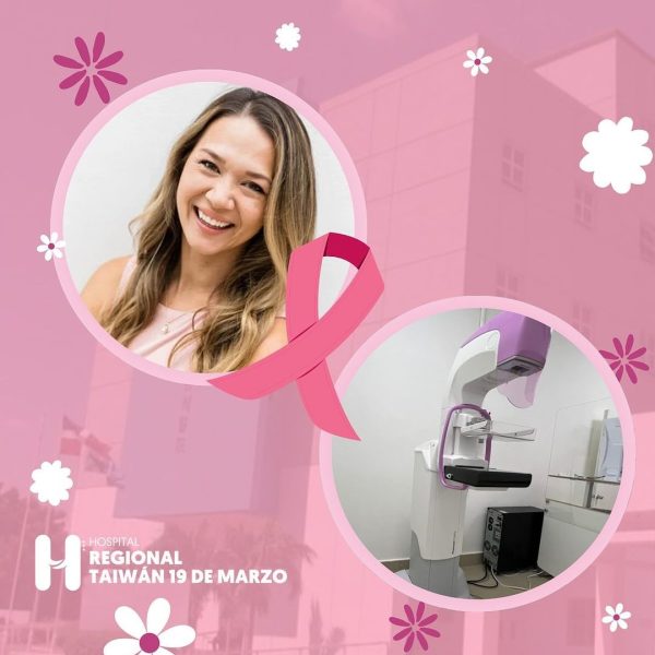 &iexcl;Octubre Rosa! Realiza tu mamograf&iacute;a gratis en el Hospital Regional Taiw&aacute;n